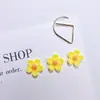 Acessórios de Arte para Unhas Estilo Coreano Cor Blocada Versátil Flor de Cinco Pétalas Flores Pequenas Doces 3D Unhas Usáveis Presilhas de Cabelo Enfeites de Resina