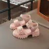 Zapatos Elegantes de Tacón Alto para Niñas 2026 Verano Nuevos de Suela Suave Antideslizantes Zapatos de Princesa para Niños Mayores Sandalias Romanas de Princesa con Punta Abierta