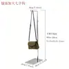 Estante de Exhibición para Bolsas de Acero Inoxidable, Soporte de Exhibición para Bolsas Ajustable de Gama Alta Transfronterizo, Estante de Exhibición para Tienda de Bolsas