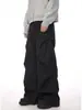 Pantalones de Trabajo Pesado Paracaidista para Hombre Verano Moda Americana Marca Diseño Casual Pantalones High Street Combinan con Todo Sueltos Pantalones de Trapeador