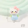 Accesorios de Resina DIY de Dibujos Animados, Ropa Colorida, Gato de Disfraz, Pasador de Pegamento Crema, Funda de Teléfono, Decoraciones para Llavero