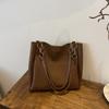Bolso de Gran Capacidad Bolso Tote de Moda para Mujer Otoño e Invierno 2024 Bolso General Bolso de Hombro para Clase para Estudiantes Universitarios Bolsa de Compras