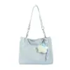 Bolsa feminina de grande capacidade para uso transfronteiriço, nova coleção outono 2026, bolsa de ombro versátil e elegante, bolsa tote moderna e casual para o trabalho e uso diário