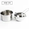 Olla pequeña olla de cera guía de cera olla para jabón hecho a mano olla calentamiento cera para derretir olla exterior DIY olla pequeña líquido para derretir chocolate