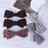 Corea del Sur horquilla con estampado de leopardo mariposa grande pinza de resorte anillo para el cabello para adulto moda parte trasera de la cabeza temperamento accesorios para el cabello diadema tocado para mujer