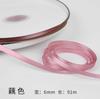 Fita de Poliéster de 0,6cm Flor Embalagem de Presente Acessórios de Cabelo Laço Artesanal DIY Fita para Bolo de Confeitaria