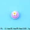 Novo estilo feijão requeijão flor bolo ornamentos comida jogar diy hairpin cabelo corda material creme cola telefone celular shell acessórios de resina