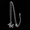 Moda Acero Inoxidable Dibujos Animados Animal Perro Colgante Collar Joyería para Mujer Venta Caliente Transfronteriza Colgante Animal Cadena Clavícula