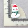 Papai Noel Boneco de Neve Árvore de Natal Sino Acessórios de Resina Sacola de Material para Capa de Celular Cola Cremosa Acessórios de Cabelo DIY Adereços de Cabeça