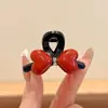 Pinza para el Cabello Pequeña Estilo Princesa Otoño/Invierno para Mujer Pinza de Garra de Gama Alta para Medio Recogido Nuevo 2026 Oreja de Elfo Adelgazante Facial