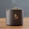 Cenicero de arcilla púrpura con tapa, a prueba de viento, estilo retro, para uso doméstico, decoración de sala de estar, evita la dispersión de cenizas, tamaño grande, multifuncional