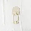 Meias Femininas de Verão Finas Baixas Invisíveis com Sola de Algodão Puro, Antiderrapantes, Adequadas para Saltos Altos, Ultrafinas