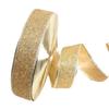2m / Rollo 5cm Ancho Cinta Brillante Dorada Salpicada Decoración Árbol de Navidad Embalaje de Regalo Plegable Artesanía DIY