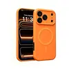 Adecuado para funda de teléfono Apple 17 Pro Max, fuerte magnético silicona líquida tacto piel iPhone 18 cubierta protectora anticaídas