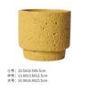 Vaso de flor de cimento estilo nórdico cerâmica fosca moda simples personalidade artística interior rabanete verde bonsai suculenta com furos