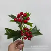 Folhas Octogonais Simuladas, Folhas de Planta Verde Simuladas de Três Pontas, Acessórios de Folha Simulada para DIY, Folhas Artificiais de Planta Verde