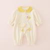 Ropa Nueva de Otoño para Bebés, Monos de Dibujos Animados con Estilo para Niñas, Ropa para Niños Pequeños para Primavera y Otoño, Monos de Doble Capa para Bebés Niñas