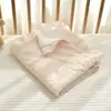 Manta de algodón puro grado A para bebé, manta para cochecito de recién nacido, manta multifuncional para siesta de niños de jardín de infantes, manta pequeña para todas las estaciones