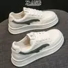 Zapatos Blancos de Cordones con Punta Redonda de Cuero Genuino Estudiante para Mujer 2026 Otoño Nuevos Zapatos de Plataforma Versátiles Zapatos Deportivos Casuales para Mujer