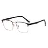 H17007 marco de cejas retro de medio aro gafas de lectura marco de gafas para cara grande gafas planas marco de gafas de metal estilo mismo que el Libro Rojo