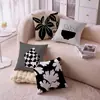 Cojines Decorativos para Sofá con un Toque de Lujo, Estilo Vintage Wabi-Sabi, Cojines Minimalistas en Blanco y Negro, Jarrón de Plantas, Cojines Geométricos para Mesita de Noche, Venta al por Mayor