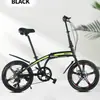 Vsv aleación de aluminio gama alta freno de disco luz plegable velocidad variable 20 pulgadas 7 velocidades hombre y mujer adulto estudiante bicicleta deportiva individual