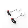 Venta al por mayor de fábrica Frijol espacial 6+1 goma oliva cilíndrico frijol espacial Accesorios para set de línea de pesca accesorios de pesca