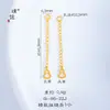 Accesorios para bricolaje de la tienda Puzuo Gold: Calabaza Chapada en Oro, Corazón, Bolsa de la Suerte, Cadena de Cola, Cadena de Extensión, Pulsera, Collar y Cierre Final