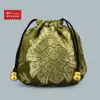 Bolsa Pequena para Embalagem de Pulseira Bolsa Pequena de Tecido Brocado Pulseira de Jade Colar de Prata Pulseira de Joia Bolsa para Presente Bolsa de Joias 10