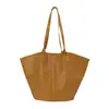 Bolsa de palha tecida da moda para mulheres, bolsa de mão de grande capacidade, bolsa cesta de alta qualidade, nova bolsa casual grande da moda 2026