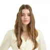 Accesorios Exóticos, Colgante de Cejas Estilo Hada Antigua Súper, Cadena Larga con Borla Cadena para el Cabello, Tocado Geométrico Personalizado