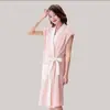 Falda de Baño de Terciopelo Coral, Estilo Primavera y Otoño, Toalla de Baño Portátil para Mujer, Engrosada, Suave, Absorbente de Agua, Secado Rápido, Pijama de Casa, Bata de Baño