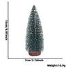 Nova cor agulha de pinheiro árvore de Natal micro paisagem de Natal decoração acessórios multi-tamanho lantejoulas manchadas simulação enfeites de árvore