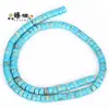 6x3mm Nuevo Estilo Piedra Imperial Turquesa Cuentas Espaciadoras Redondas Accesorios para Hacer Joyería DIY Materiales Al Por Mayor