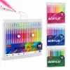Set de Bolígrafos de Gel Acrílico de 36 Colores para Garabatear y Dibujar de Niños, Escritura y Toma de Notas de Estudiantes, y Bolígrafos para Diarios