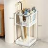 Estante de almacenamiento para paraguas para uso doméstico, Soporte de pared para paraguas, Gancho de cubo para paraguas, Estante de almacenamiento, Soporte para paraguas sin taladro para detrás de la puerta