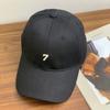 Gorra de béisbol para mujer, sencilla, combinable con el rostro, con letras pequeñas bordadas, de ala ancha y parte superior profunda, con protección solar para hombre.