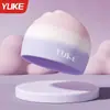 Gorro de silicona extragrande para adultos, protección solar, sin apretar, unisex, profesional, impermeable, para entrenamiento de natación