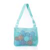 Bolsa de Almacenamiento de Papelería de un Solo Hombro, Bolsa de Playa para Colección de Juguetes de Pegatinas, Malla para Ropa de Niños, Tela de Malla Engrosada Plegable