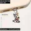 Adornos Colgantes Populares de Acrílico Transfronterizos, Tapón de Polvo para Teléfono Pec, Colgante 2D de Gato Enojado, Ty y Otros Productos Africanos