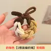 Lazo Trenzado de Alta Elasticidad para el Cabello, Cuerda para el Cabello, Goma Elástica para Mujeres, Creador de Moños, Accesorio para el Cabello que No Daña el Cabello y Protege el Cabello
