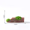 Serie de baldosas de pared creativas de paisaje en miniatura, serie de vallas de madera, accesorios decorativos temáticos de granja, decoraciones de bricolaje y pequeños adornos para terrarios