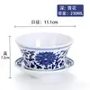 Boles de postre de melamina, estilo porcelana azul y blanco, con diseño de copo de nieve, perfectos para servir postres de raspado de hielo o como artículo de vajilla de moda para restaurantes de hot pot