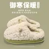 Pantuflas de Algodón para Mujer Postparto Invierno 2026 Nuevas para Interiores Hogar Pareja Felpa Cálida Pantuflas de Algodón Hombre Otoño Invierno
