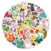 50 adesivos fofos de elfo de estimação desenhos animados Pokemon Pokemon animal de estimação tesouro sonho adesivos atacado