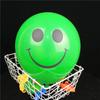 Fabricante Globo de Látex Grueso de 12 pulgadas Colorido Versión Única Globo con Cara Sonriente Globo Decorativo para Fiesta Navideña Globo para Empujar en el Piso