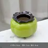 Pote de Cerâmica Caqui Pote de Chá Hidropônico Simulador Pequeno Recipiente para Presente de Casamento Caqui Caqui Enfeites Pote de Doces de Casamento