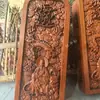 Ficha de Madera de Azufaifo Golpeada por Rayo Natural Ficha del Rey de la Medicina Sun Simiao Ficha Grande Tallada por Ambos Lados Orden de la Medicina Celestial
