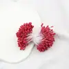 Estames de malte pistilos bastões retorcidos materiais feitos à mão fondant gesso flor de lótus flor de veludo flores embrulhadas centros de flores amarelas