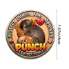 Transfronteiriça Eu Amo Punch Prote Proteger Punch Macaco 3D Embossed Moeda Comemorativa